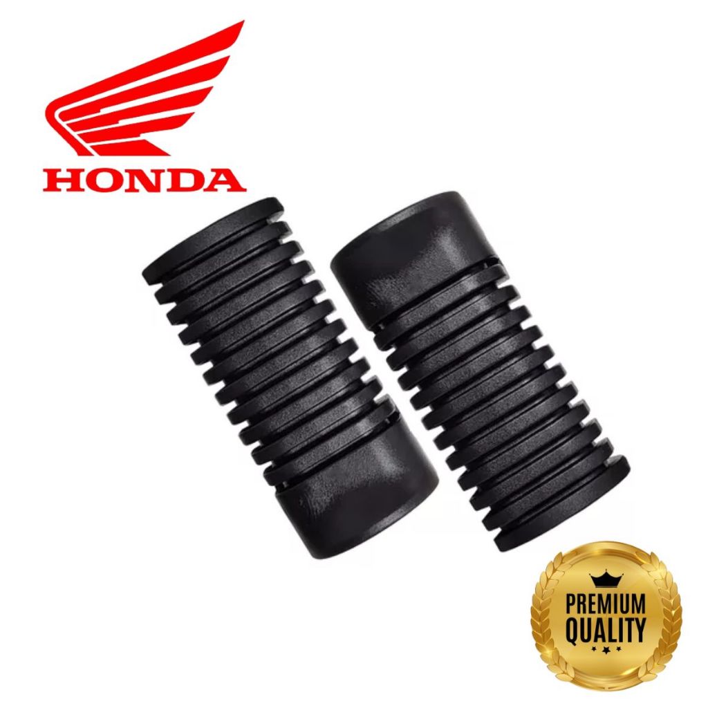 Par Borracha Estribo Titan 150 Pedaleira Dianteira Cg Honda Titan Fan 125 / 150 em Oferta na Shopee