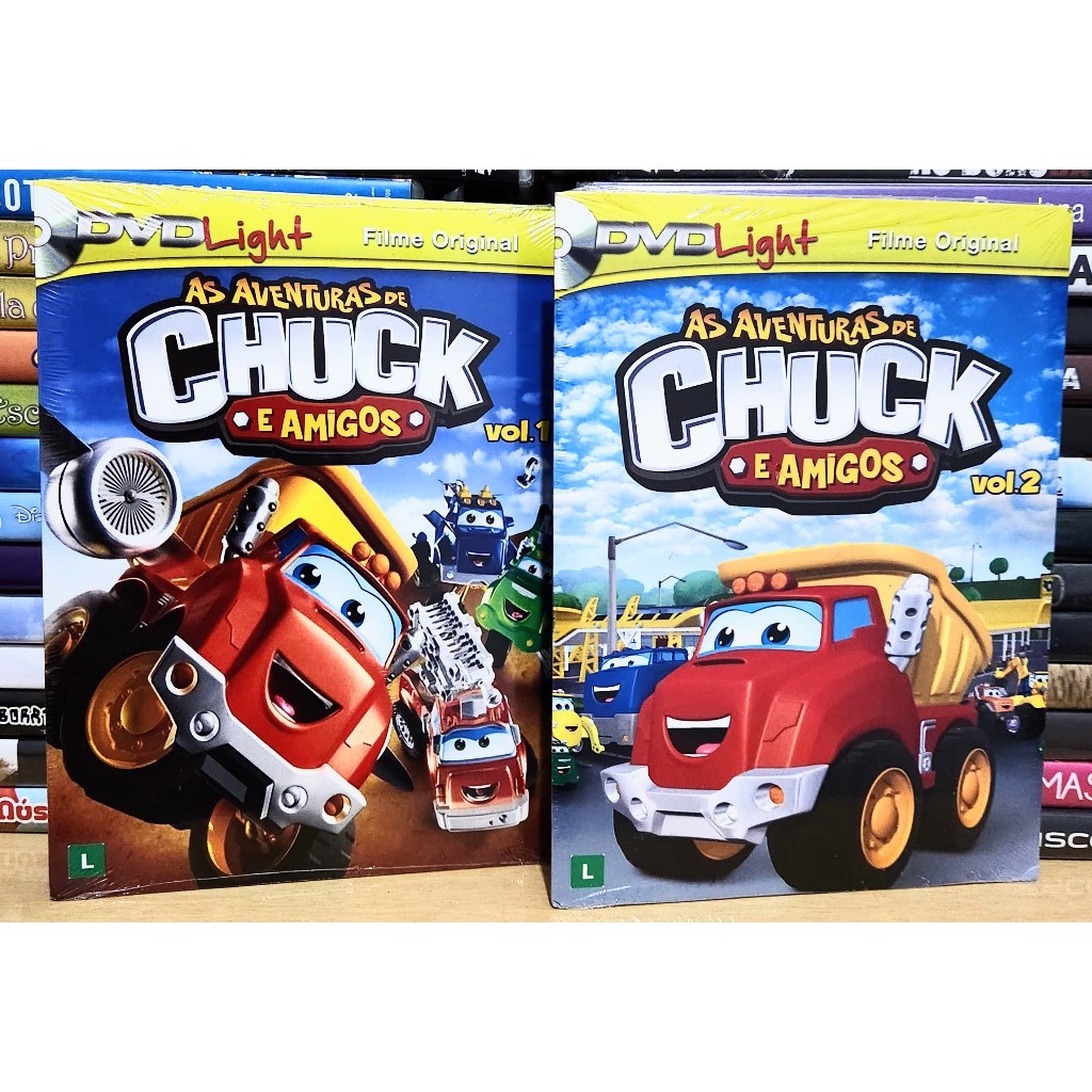 Coleção DVD As Aventuras De Chuck E Amigos Vol.1 e Vol.2 (Original Lacrado)