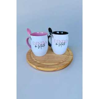 Canecas com Colher Personalizada em Oferta na Shopee