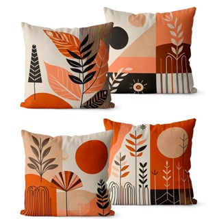 Kit 4 Capas de Almofadas Decorativas 45x45 - Moderna 009 em Oferta na Shopee