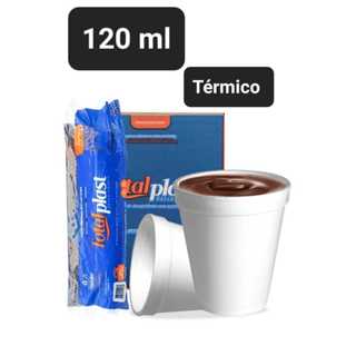 Copo Isopor de 120ml Térmico Para Café Descartável Bebidas Quentes e Frias com 75 unidades 125 Unid em Oferta na Shopee