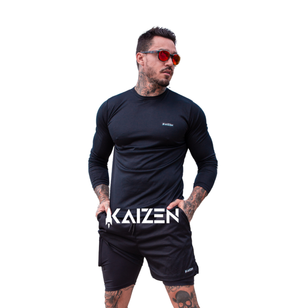 Camiseta porteçao uv50+ manga longa kaizen