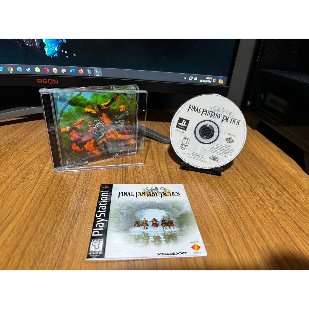 Final Fantasy Tactics com Manual para PS1