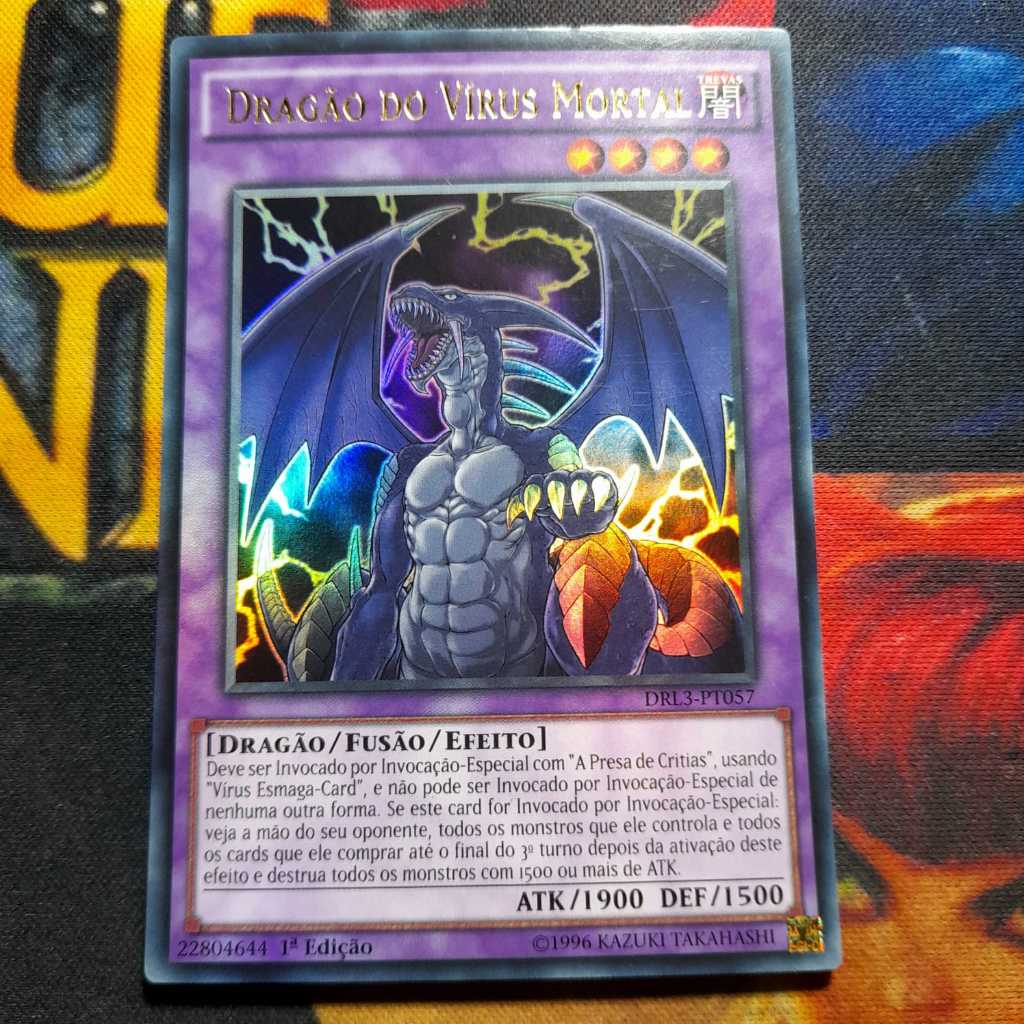 Dragão Do Vírus Mortal - Ultra Raro Foil - Original - Yu-gi-oh / Yugioh