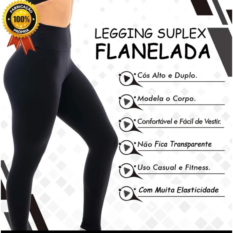 Legging flanelada (PELUCIADA)