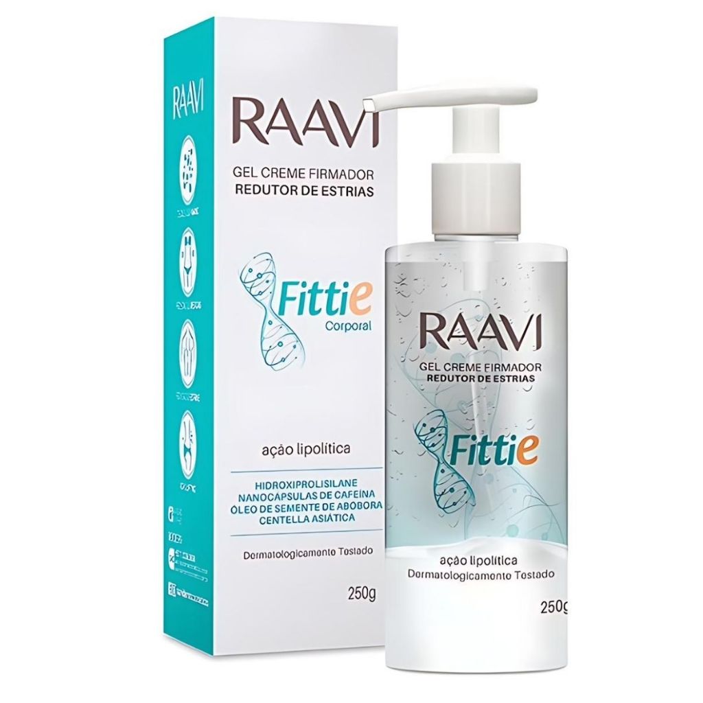 Gel Creme Firmador Redutor Fittie Corporal 250 G Raavi PA2626