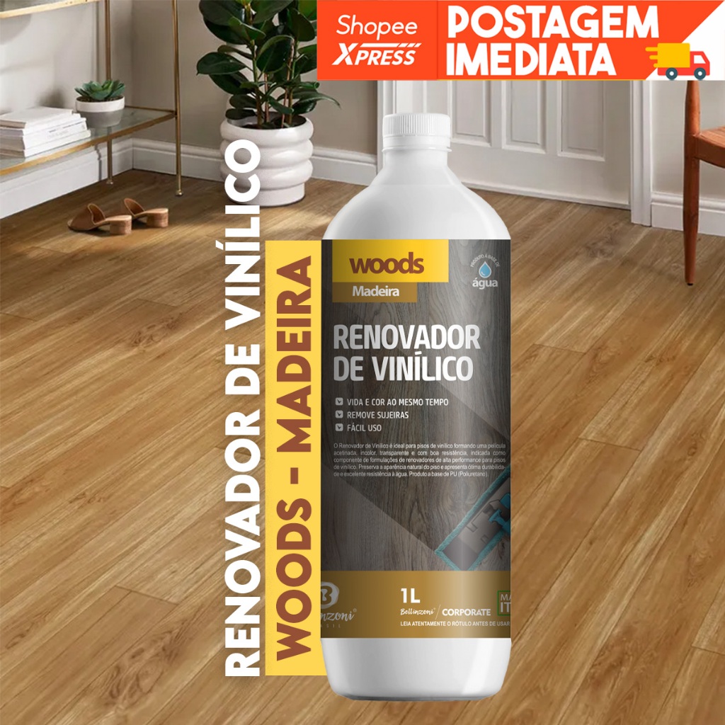 Renovador De Vinilico Bellinzoni 1 Kg Limpa E Ativa A Cor