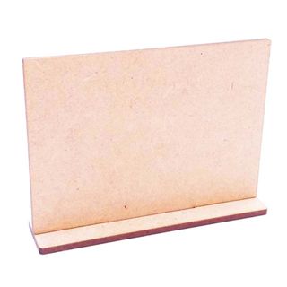 Kit 25 placa display mini painel cenario porta foto 10x15 mdf cru horizontal lembrancinha totem mesa em Oferta na Shopee