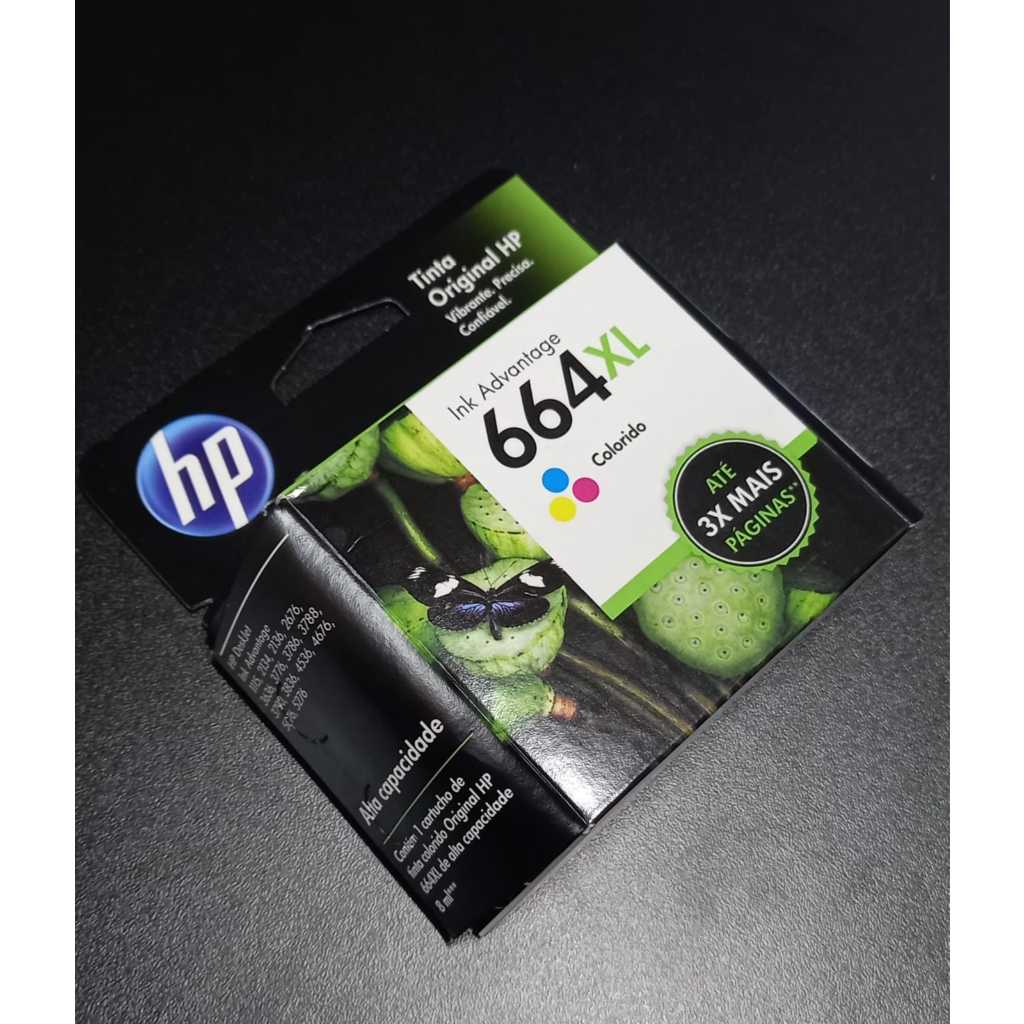 CARTUCHO DE TINTA HP 664XL COLOR PARA USO HP 2136 2676 3636 3776 4676