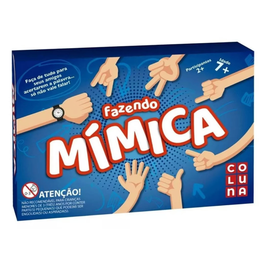 Jogo de Tabuleiro Fazendo Mimica Brincando de Mimica Diversão p/ Família em Oferta na Shopee