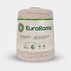 Barbante EuroRoma N6 Cru 600g