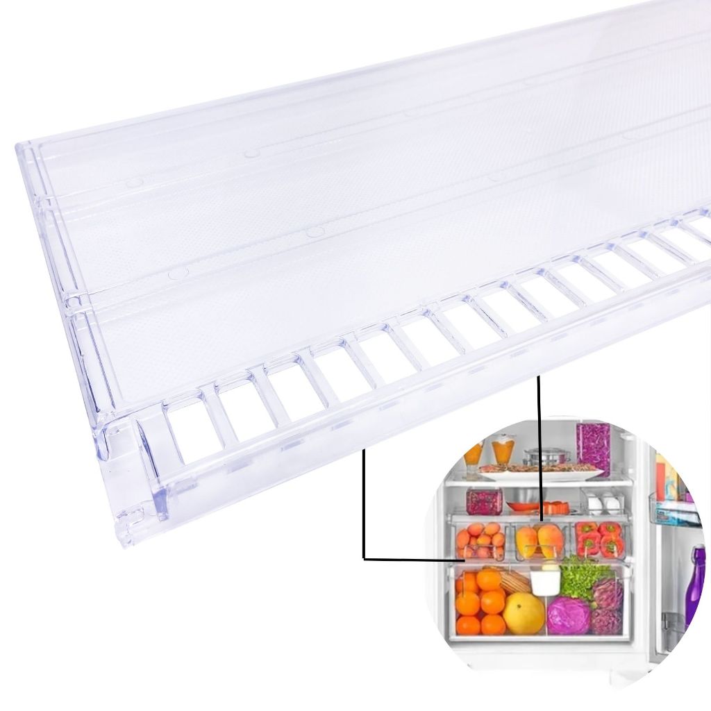 Prateleira Geladeira Continental Vazada RCCT44 RCCT4480 RCCT490