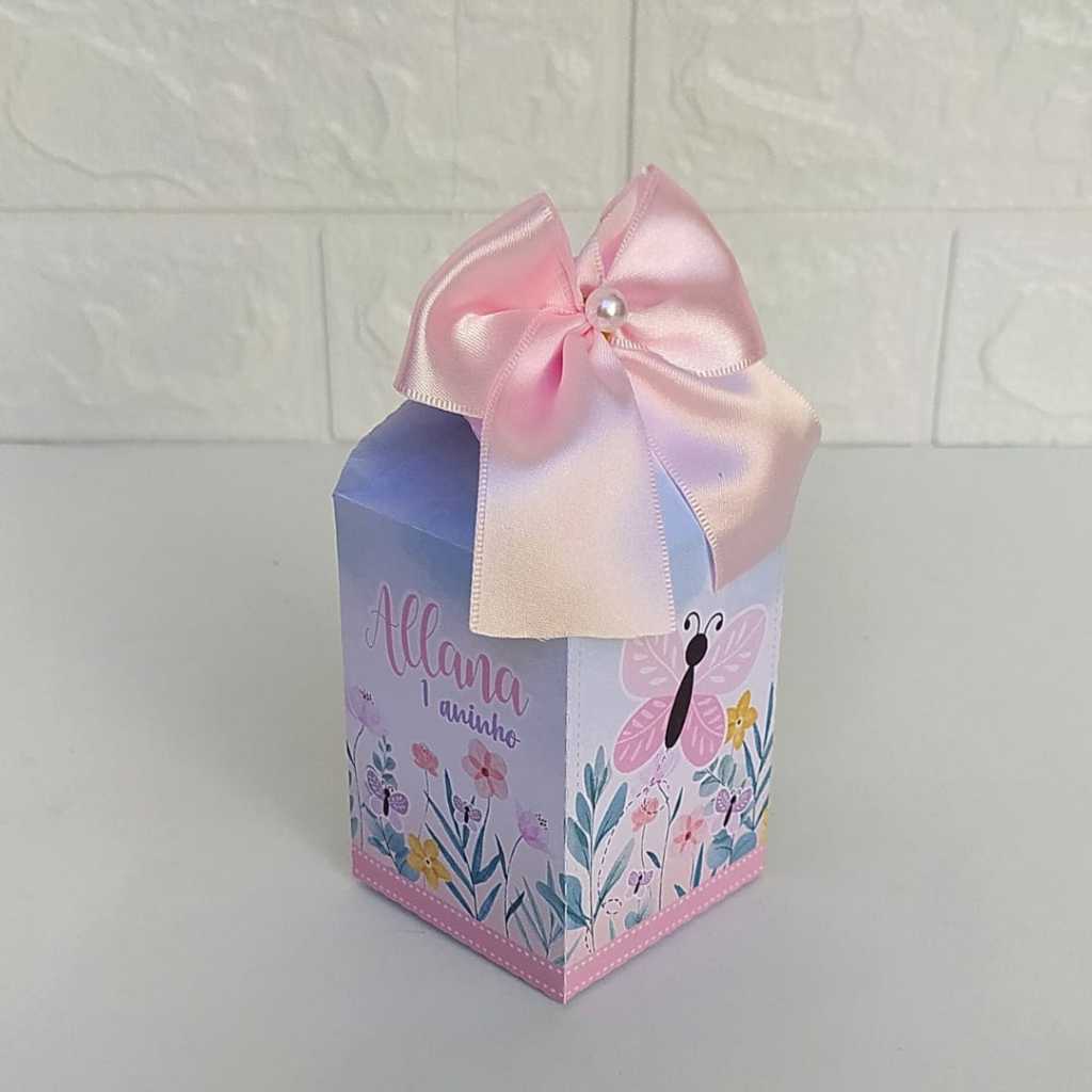 Caixas Milk Personalizadas Jardim Encantado Lembrancinhas para Aniversário
