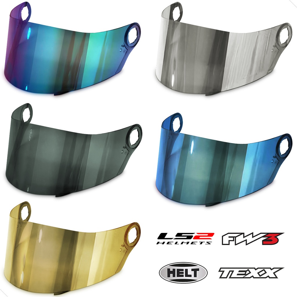 Viseira Antirisco Clara Capacete Moto  Modelos- LS2 Ls2 Ff358 FF396  FW3 GT Helt Strada Texx Action