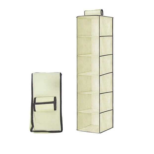 Sapateira Dobrável Organizador De Armário 6 Divisórias - Envio Já!