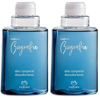 combo 2 Refil Deo Desodorante Biografia Masculino 100 ml em Oferta na Shopee