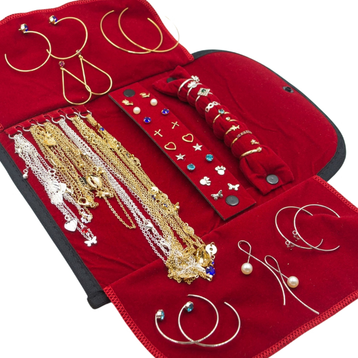 Kit Semi Joias  15 peças + Mostruário Atacado Revenda Ouro 18k e Prata em Oferta na Shopee