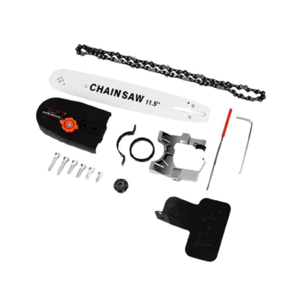 Kit Sabre Facão Moto Serra Elétrica De Aço + Corrente Jumlee