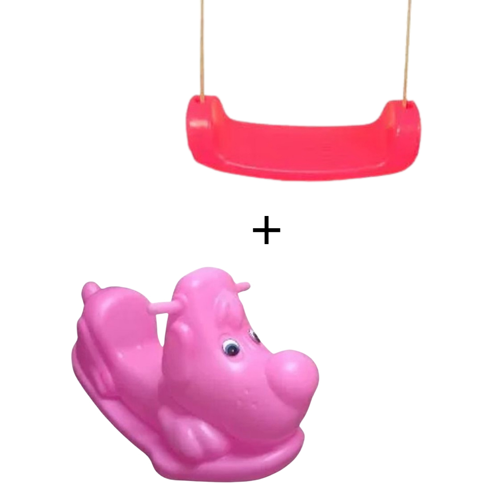 Compre Agora: Kit Gangorra Cachorro + Balanço Prancha - Compre 1 Por Vez