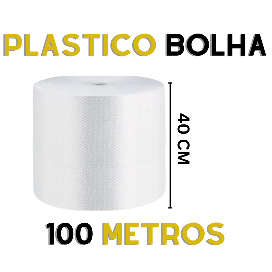 Plástico Bolha 40x100 1 Unidade Resistente Embalar em Oferta na Shopee