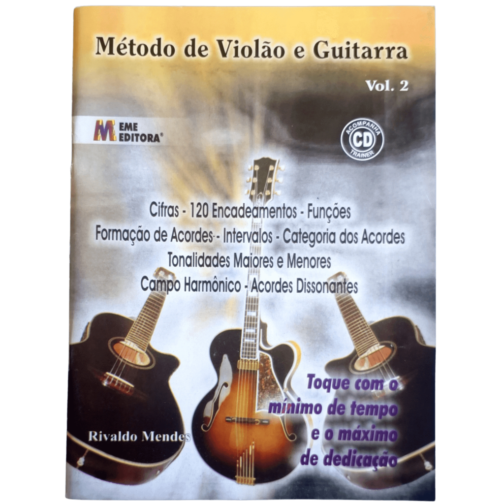 Método de Violão e Guitarra Vol. 2 + (áudio) em Oferta na Shopee
