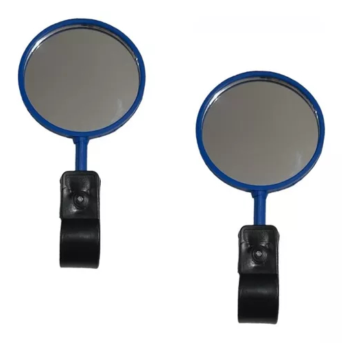 Par Espelho Retrovisor Redondo Bike Para Guidão Bicicleta