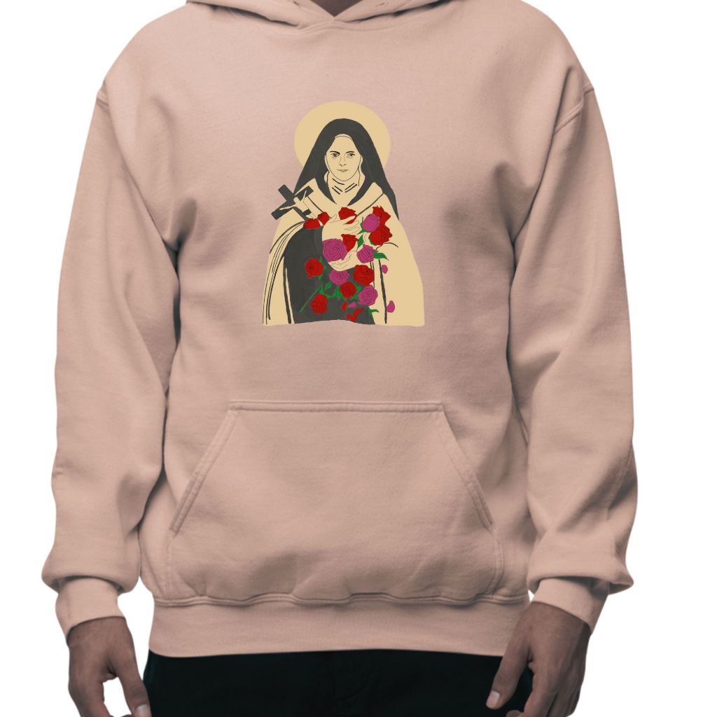 Moletom Santa Teresinha do Menino Jesus Estampa Católico Santos - Moletom Unissex
