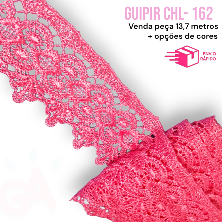 Renda de Guipir CHL-162 - 5 cm -  Peça com 13,7 metros