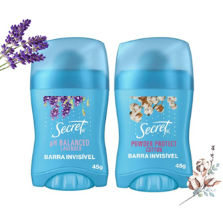 Secret Desodorante em Barra Invisible 45g em Oferta na Shopee
