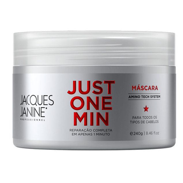 Máscara Tratamento Creme Just One Min Jacques Janine 240g