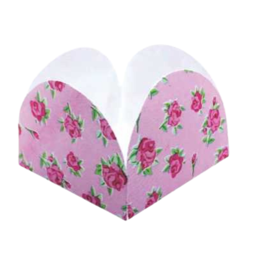 50~350 forminhas 4 Pétalas para doces TEMA JARDIM ENCANTADO FLORAL ROSA 48.2