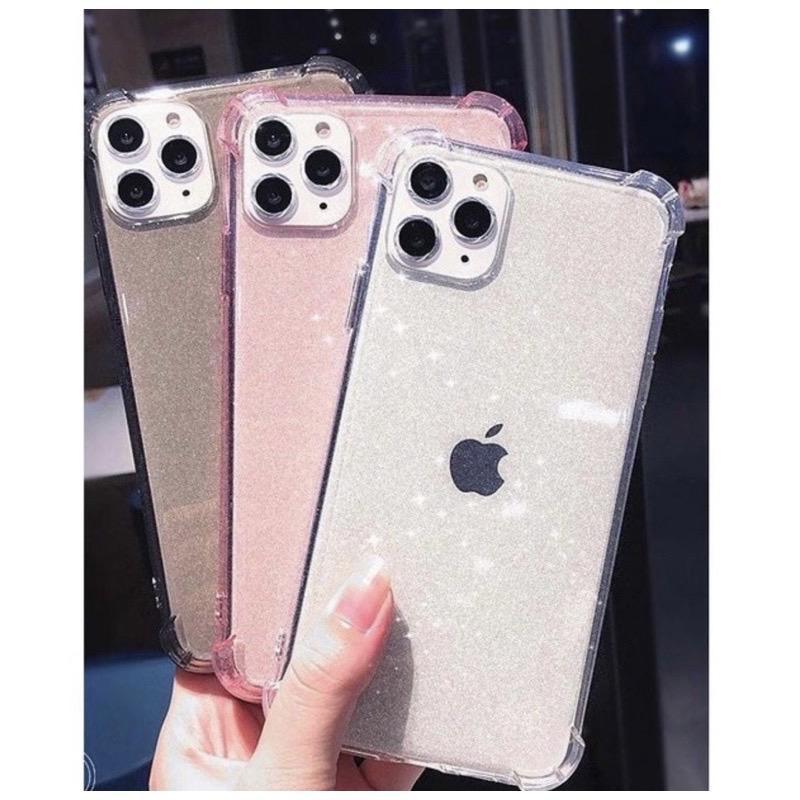 Capa Capinha Case  De Luxo Com Glitter AIRBERG Antipacto Brilho glitter Para 7G 11 12 12PRO 12PRO MAX 1313PRO 13PRO MAX 14 14PRO 14PRO MAX 14MAX 14PLUS 15 15PRO 15PRO MAX 15ULTRA 15PLUS