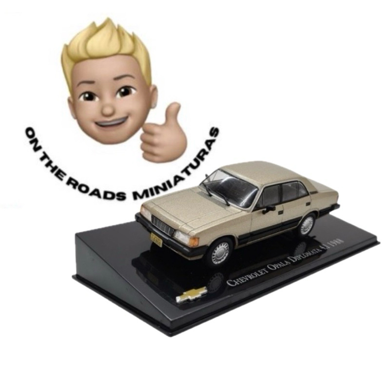 Miniatura Chevrolet Opala Diplomata 4.1 (1988) 1/43