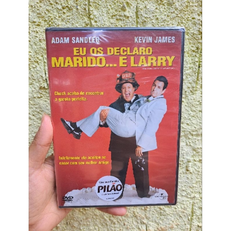 DVD Eu os Declaro Marido e Larry 2007, Adam Sandler & Kevin James Dublado Original Lacrado