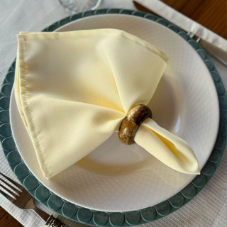 Kit 4 Guardanapos em Tecido Oxford Premium 35 x 35 com Bainha Mesaposta em Oferta na Shopee