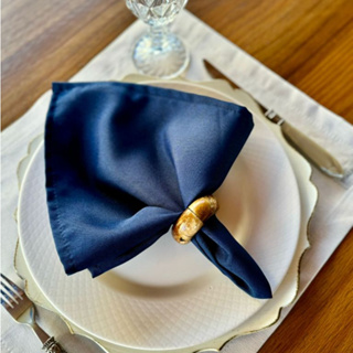 Kit 6 Guardanapos em Tecido Oxford Premium 35 x 35 com Bainha Mesaposta em Oferta na Shopee