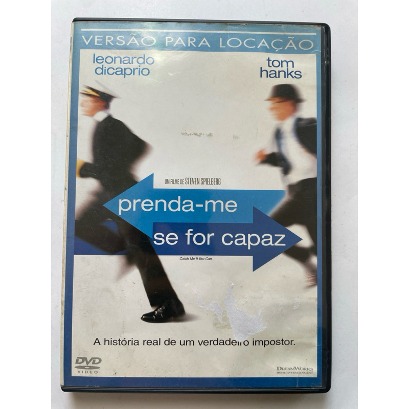 DVD: Prenda-me Se For Capaz, com Leonardo DiCaprio and Tom Hanks