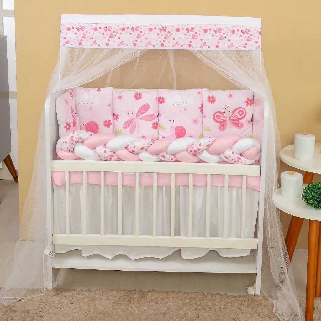 Kit Protetor de Berço para Menina: Onde Comprar | BuscaProdutos