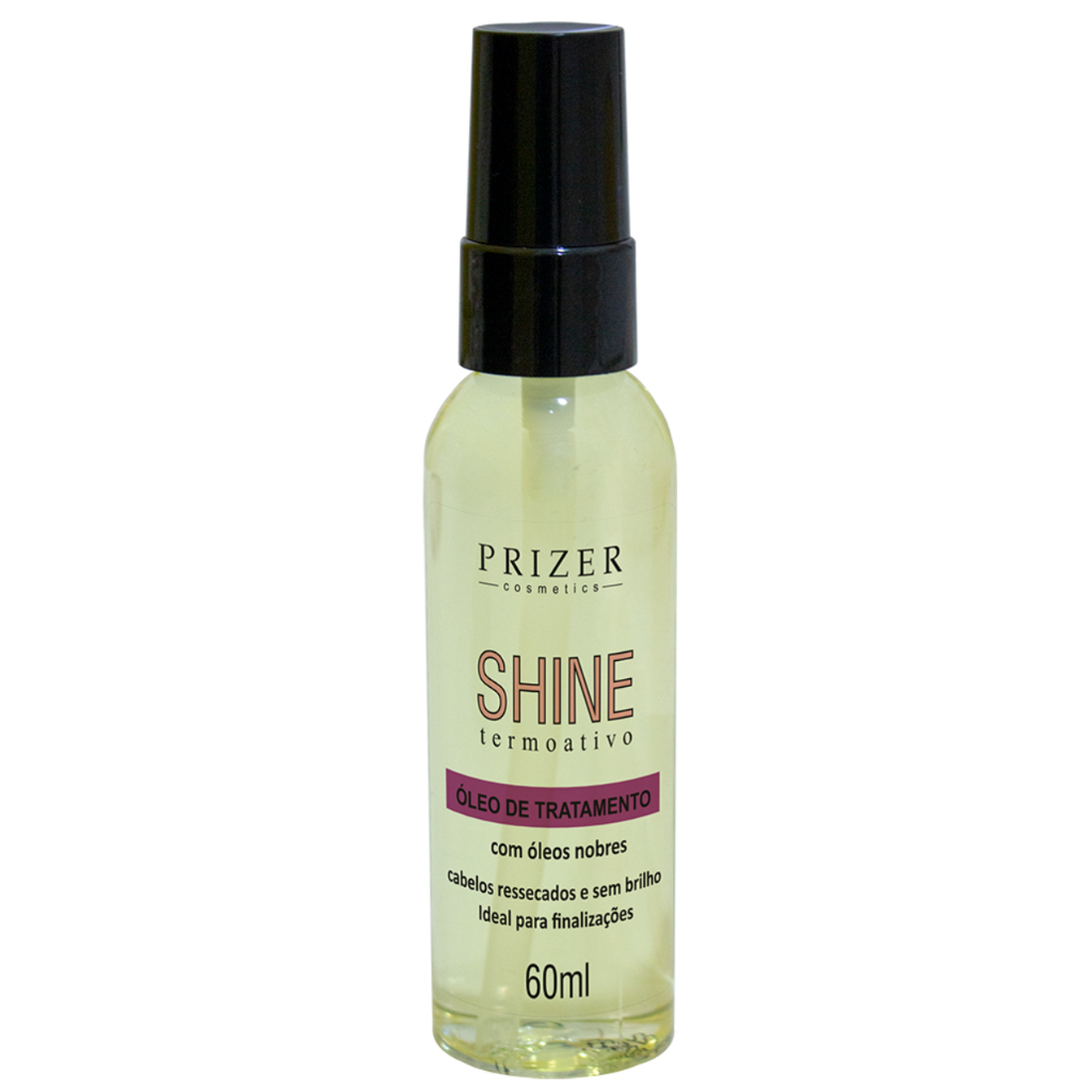 Protetor Térmico e Reparador de Pontas Óleo Argan e Ojon Tratamento Shine 60ml - Prizer