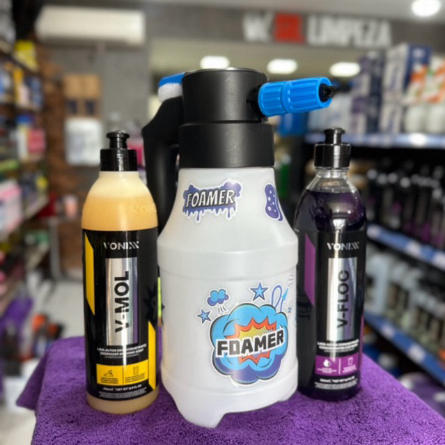 Snow Foam Elétrico com V-Floc 500ml ou V-Mol 500ml