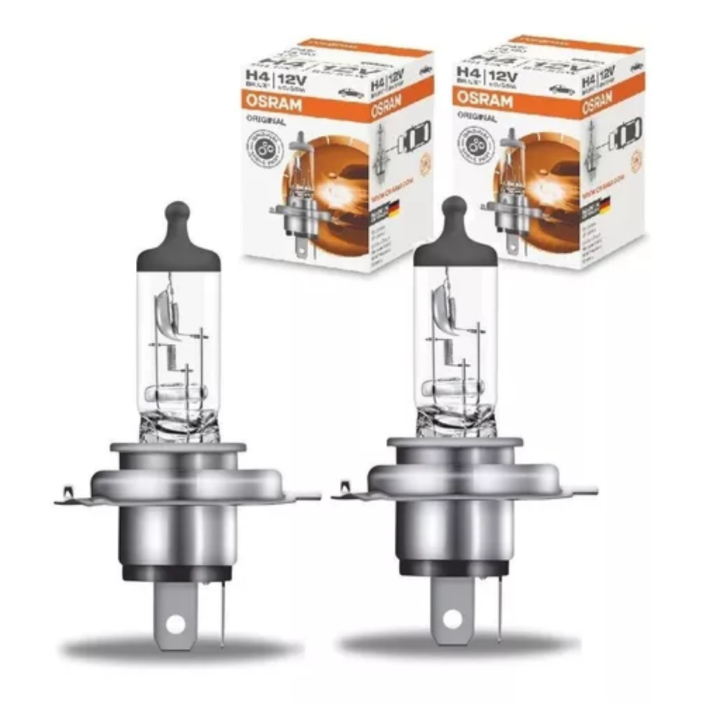 2 Lâmpada H4 12v 60/55w Bilux Original Osram Made In Germany em Oferta na Shopee