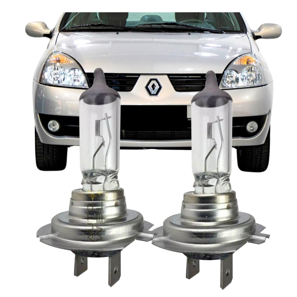 Lâmpadas Clio Megane 2004 2005 2006 2007 2008 2009 2010 2011 2012 Duster Fluence Farol Baixo