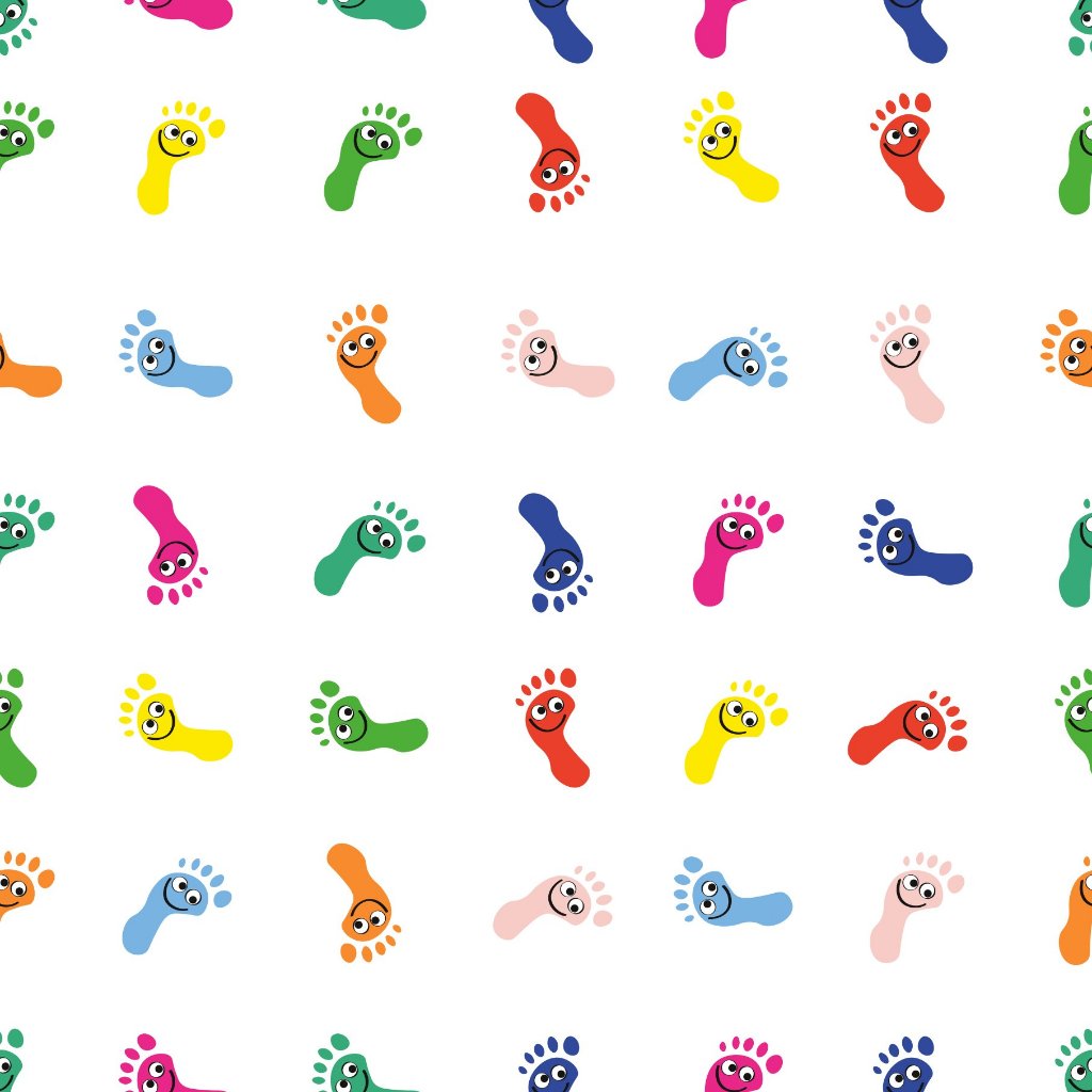 Tecido Microfibra TACTEL Estampa Digital  - Podologia 1 Branco em Oferta na Shopee