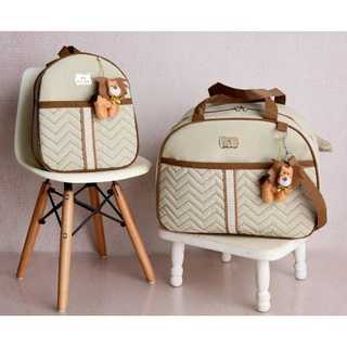 Kit de bolsa maternidade com mochila de passeio