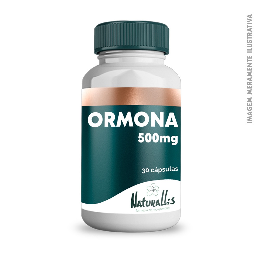 Ormona 500mg - Saúde hormonal da mulher - 30 cápsulas - Naturallis