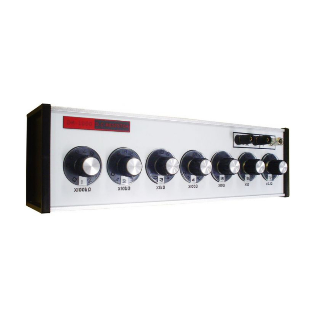 Década Resistiva Faixa 0,1 A 1111111,0 Ohms Chave Fácil Rotação Dr-1000 Portátil Instrutherm