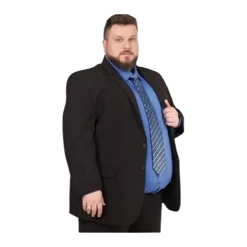 Terno Slim Plus Size - Tamanhos Especiais Oferta Imperdivel! - Men Clothes