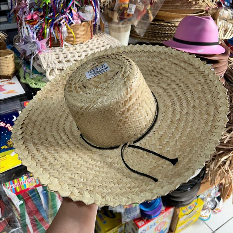 Chapéu Estilo Mexicano Palha tamanho adulto 1 unidade Palha Conceito