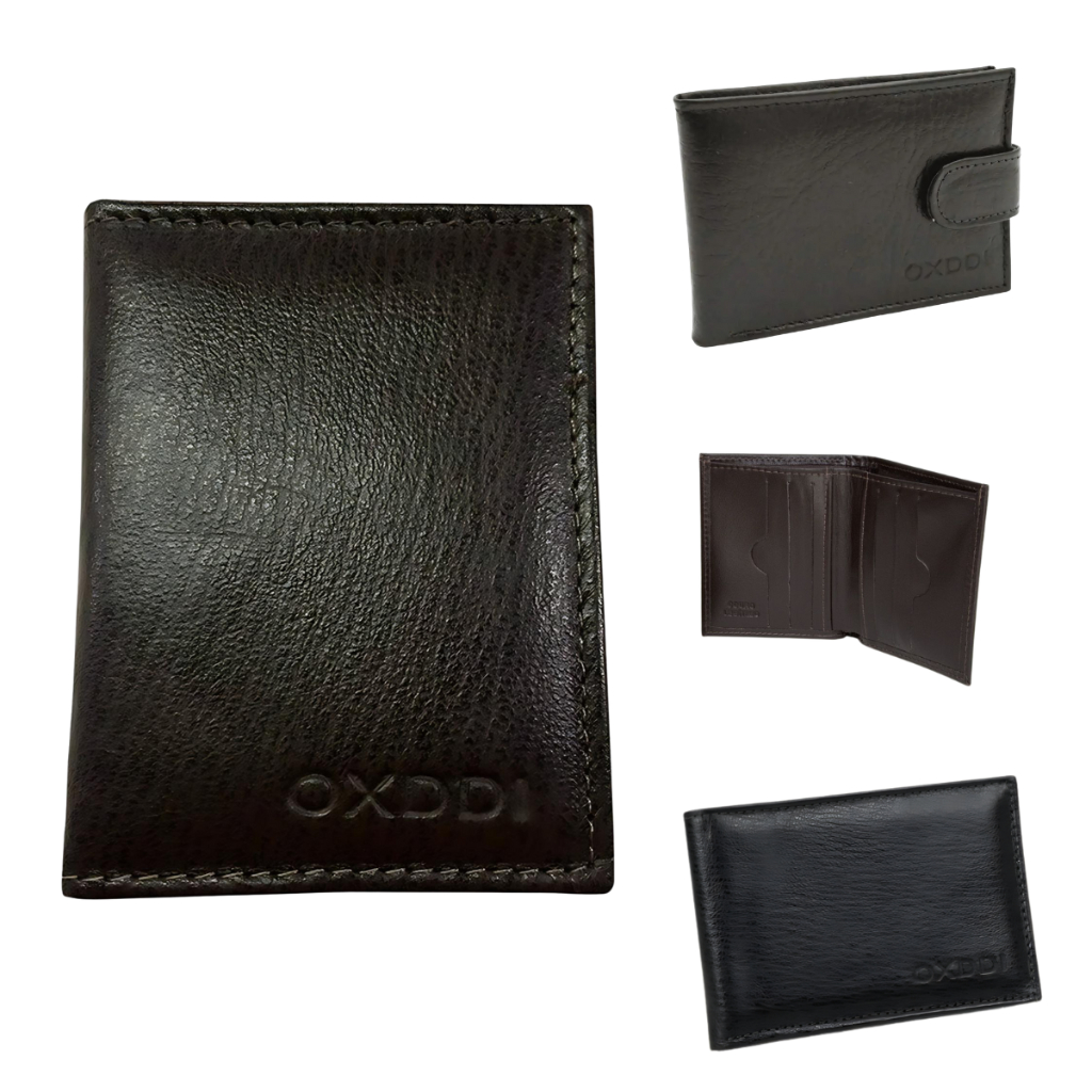 Carteira De Couro Legitimo Alta Qualidade e Elegancia 3 Modelos Diferentes 100% Couro Legitimo