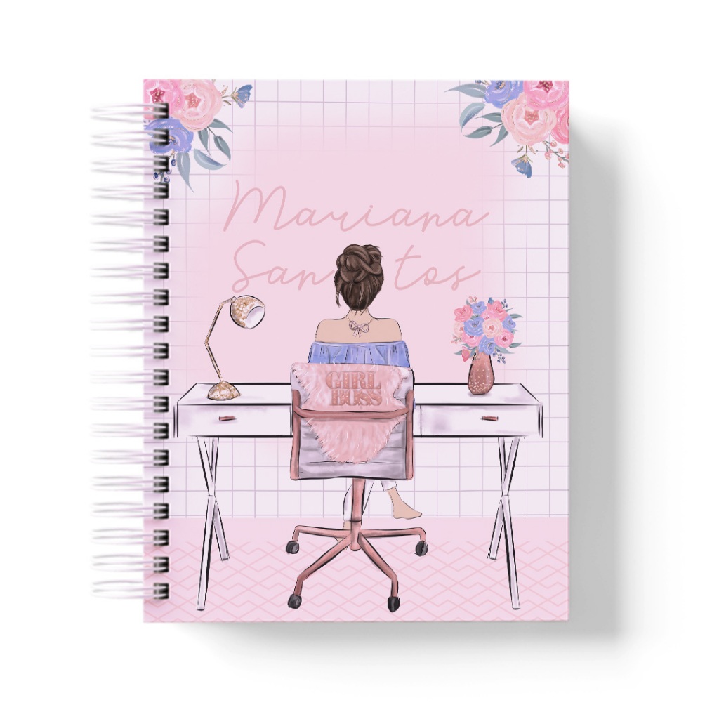 Imagem Caderno Diário Da Gratidão Capa Dura Personalizado Com Nome